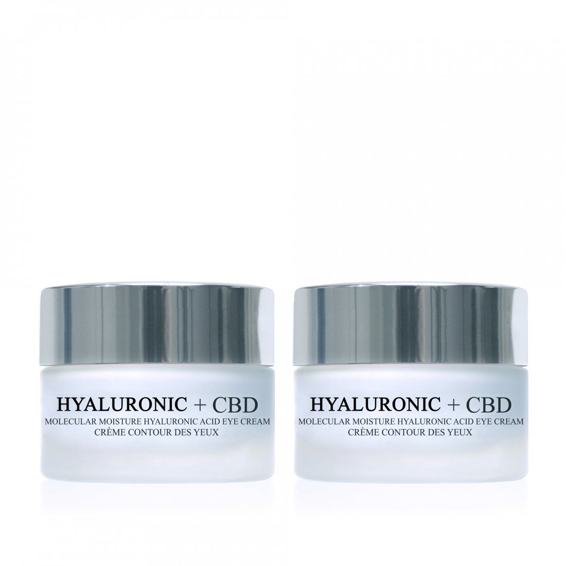 London botanical laboratories - Crème contour des yeux 'Hyaluronic + CBD Molecular Surge' - 20 ml, 2 Pièces