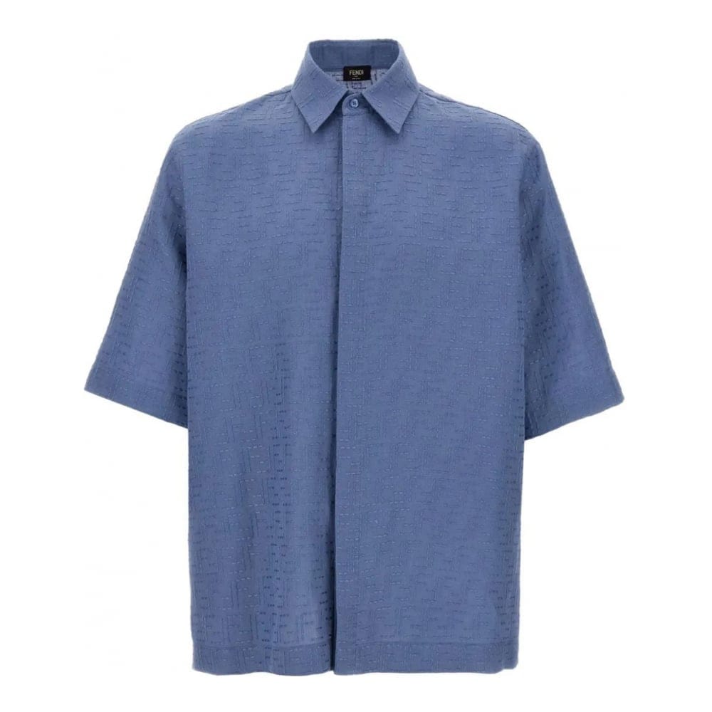 Fendi - Chemise à manches courtes 'FF-Motif' pour Hommes