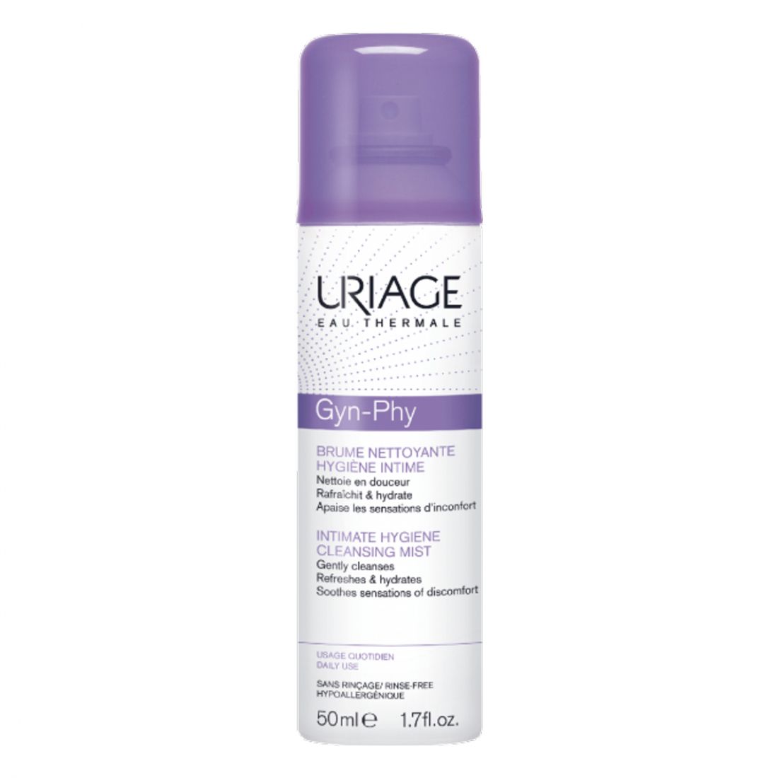 Uriage - Gyn-Phy Brume Nettoyante Hygiène Intime - 50 ml