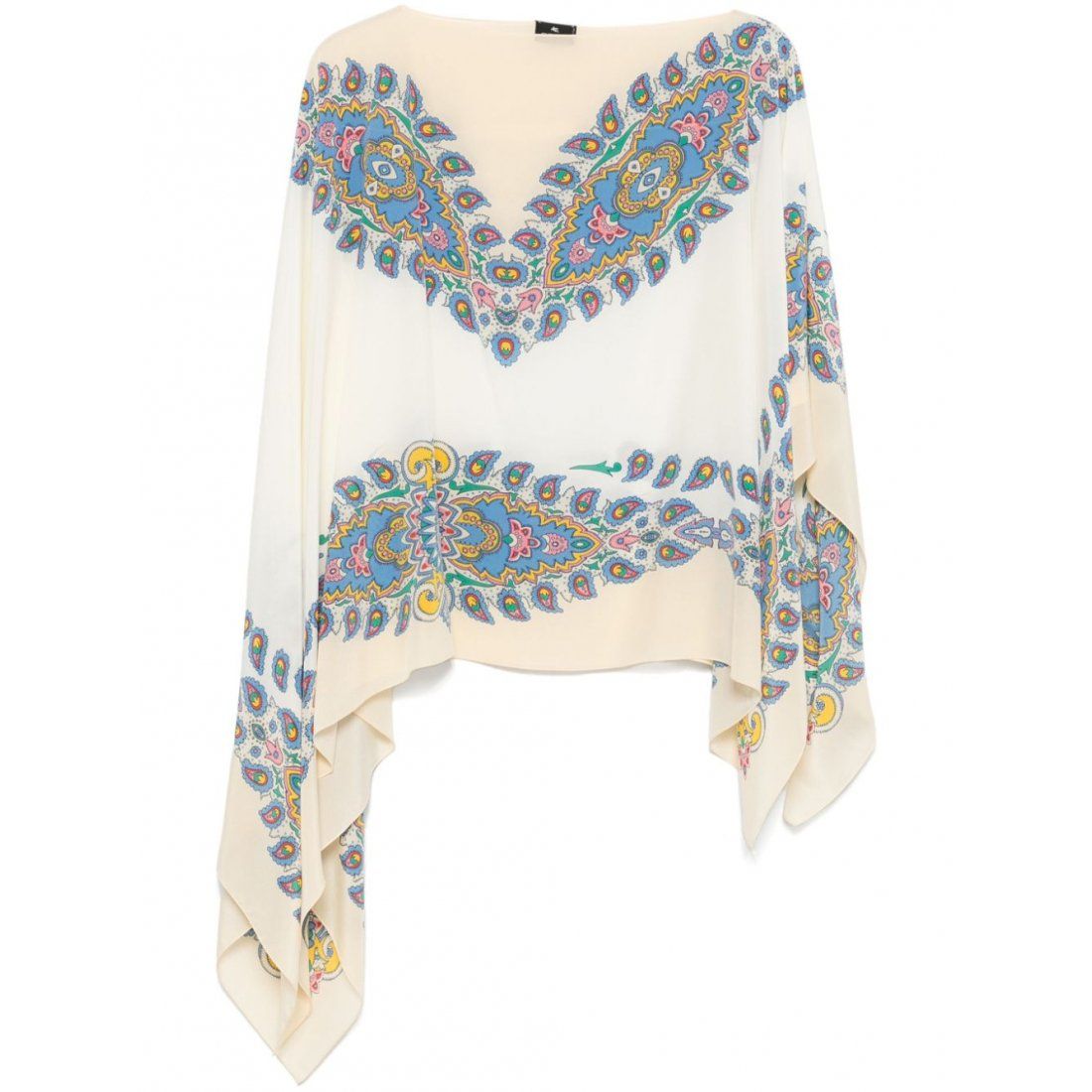 Etro - Poncho 'Paisley-Print' pour Femmes