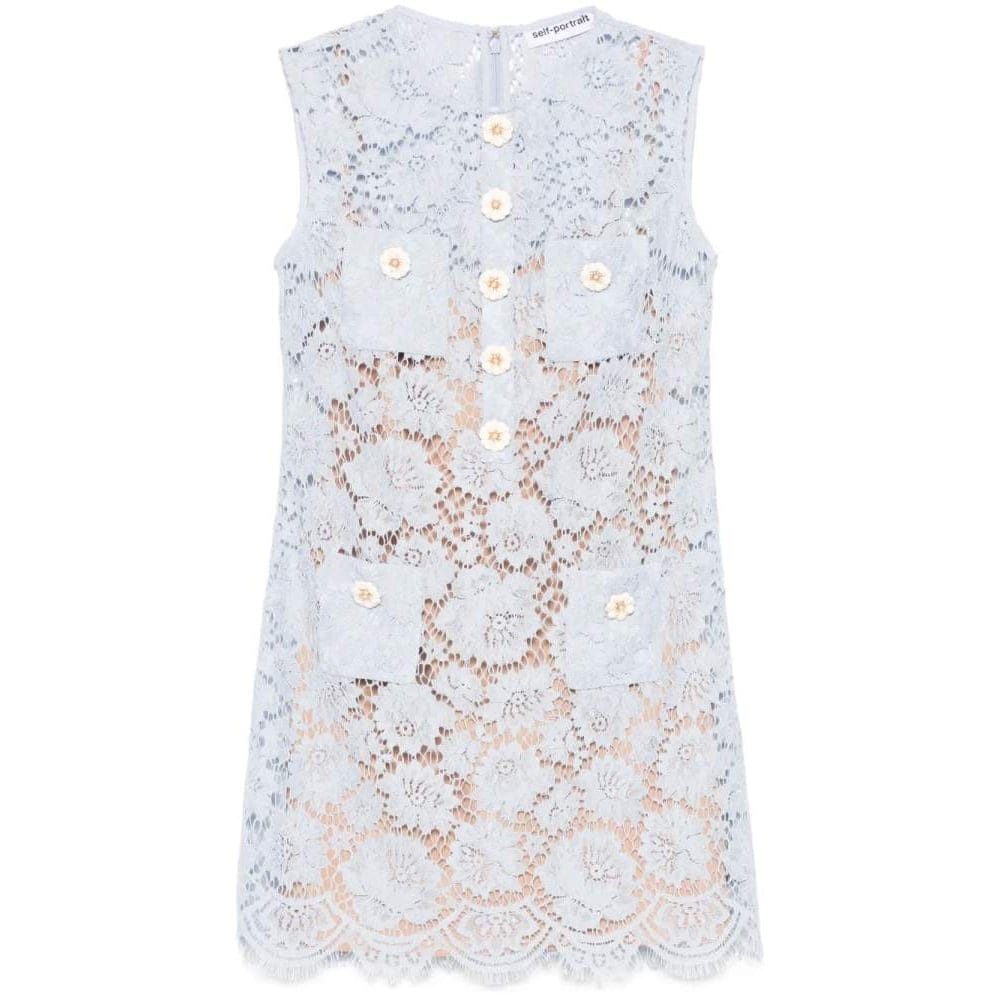 Self portrait - Robe mini 'Fine-Lace' pour Femmes