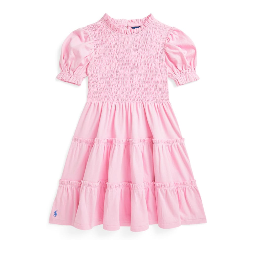 Ralph lauren kids - "Robe mini 'Smocked Cotton Jersey' pour Petites filles"