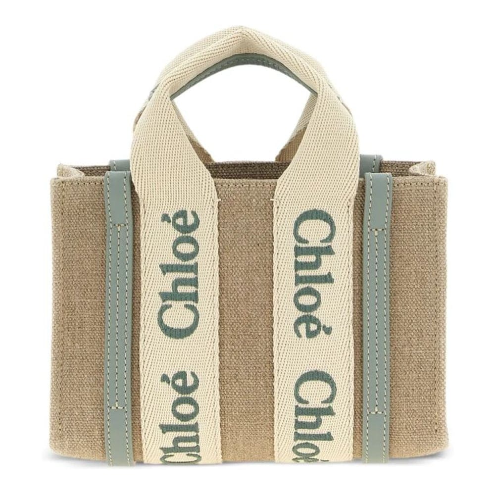Chloé - Mini sac 'Woody Logo-Detail' pour Femmes