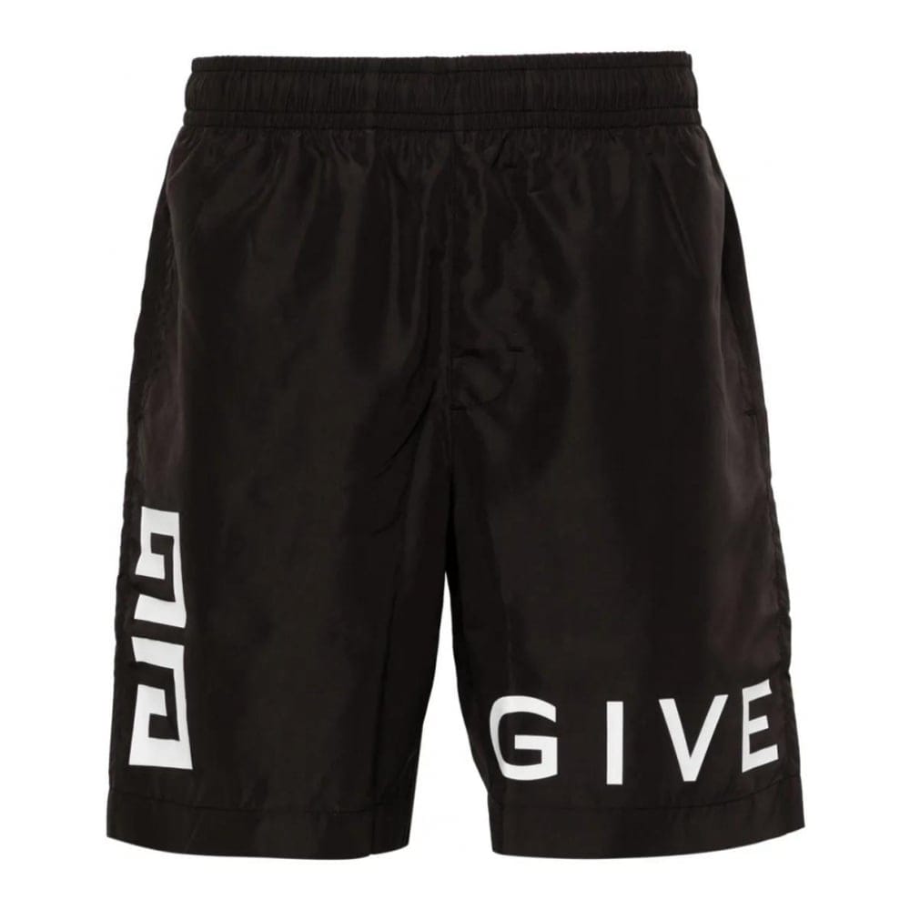 Givenchy - Short de bain 'Logo-Print' pour Hommes