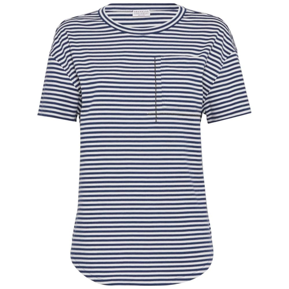 Brunello cucinelli - Chemise à manches courtes 'Monili-Chain' pour Femmes
