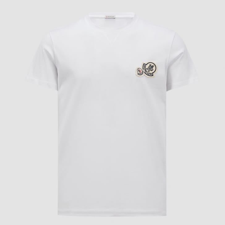 Moncler - "T-shirt 'Double Logo Patch' pour Hommes"