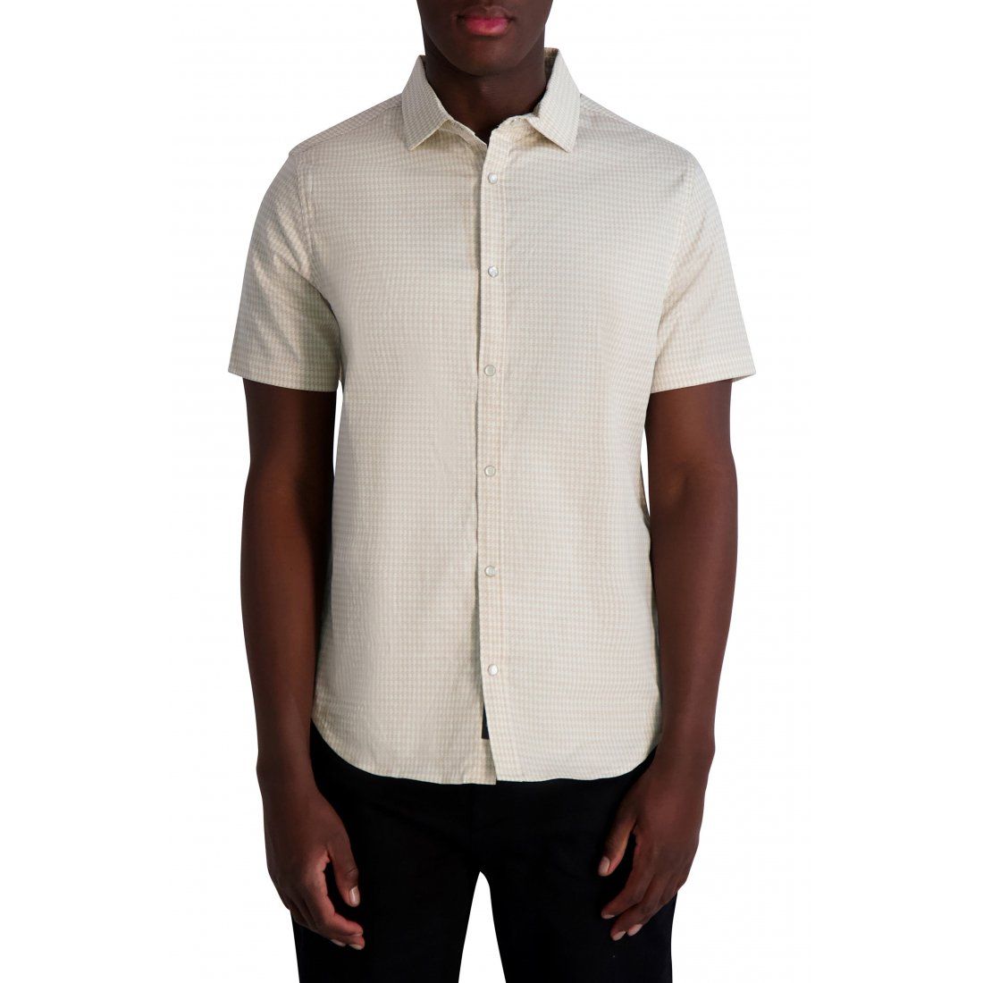 Karl lagerfeld paris - Chemise à manches courtes 'Karltooth' pour Hommes