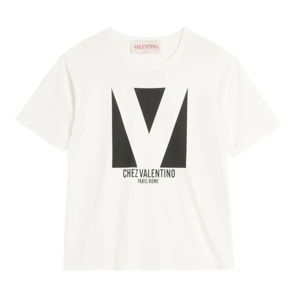 Valentino garavani - T-shirt 'Logo-Print' pour Hommes