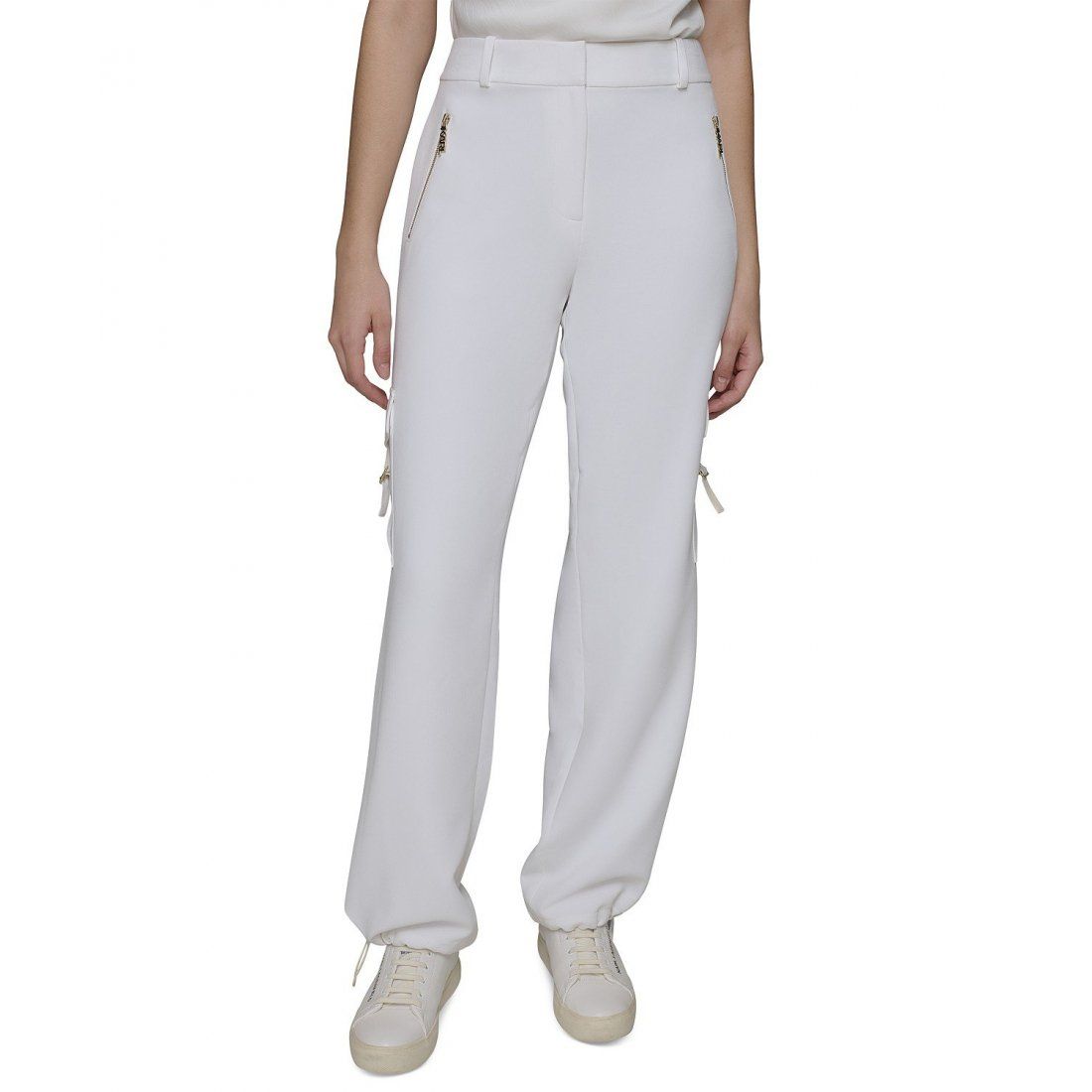 Karl lagerfeld paris - Pantalon cargo 'Adjustable Bungee-Hem' pour Femmes