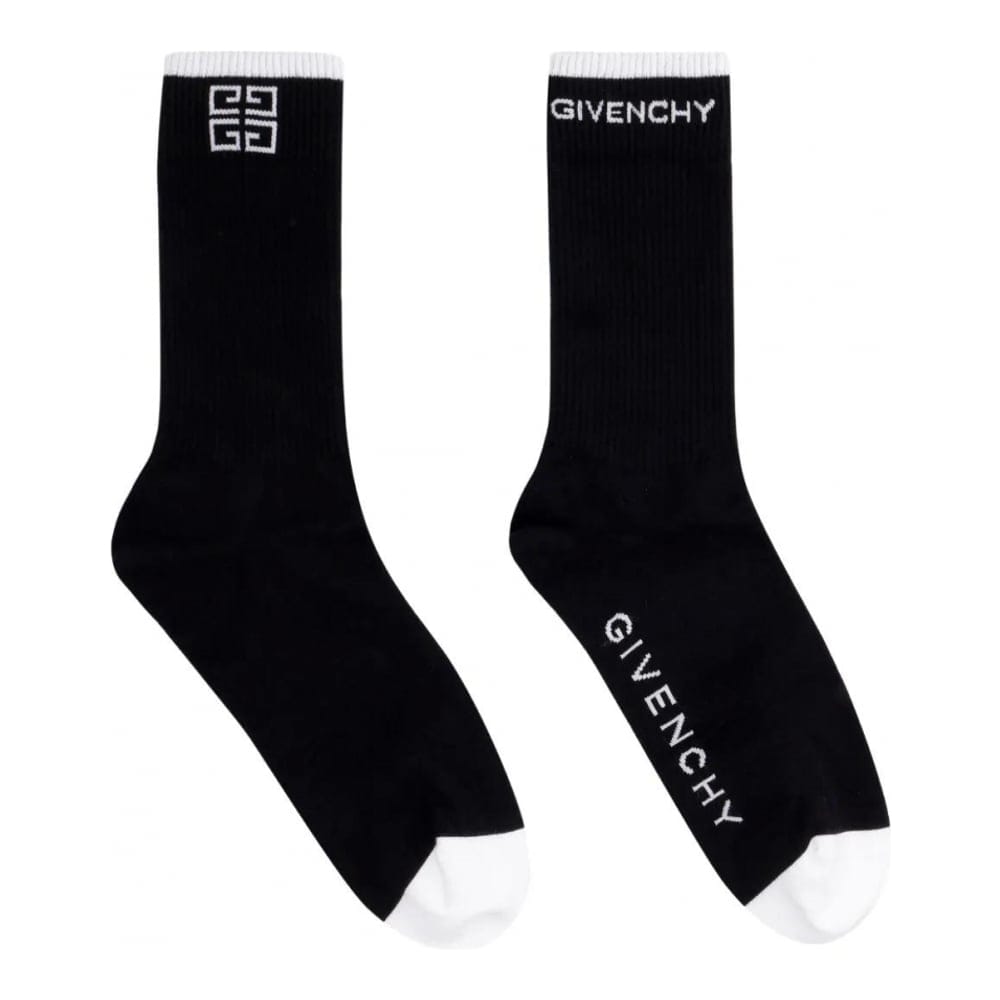 Givenchy - Chausettes 'Logo-Printed' pour Hommes