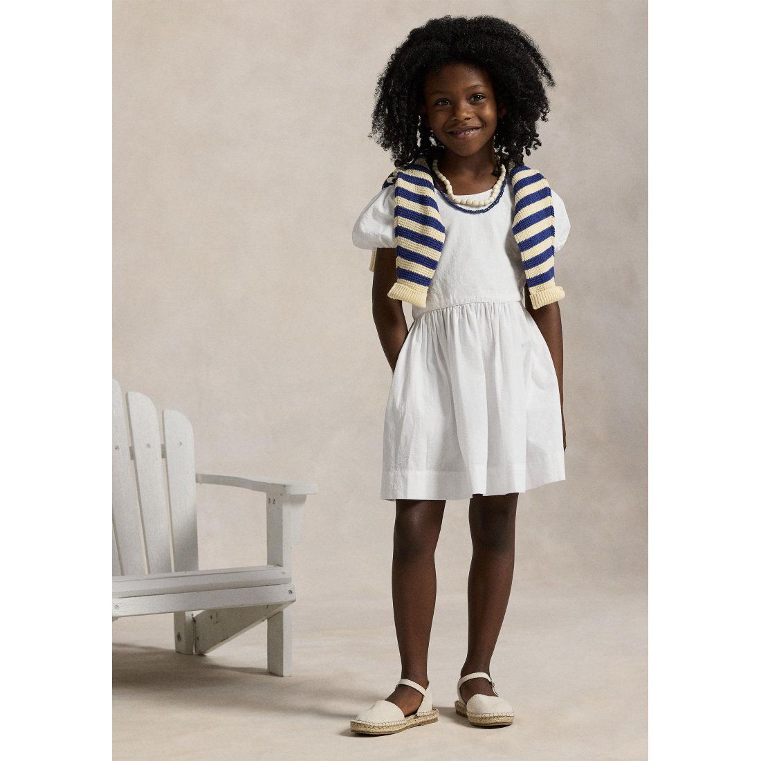 Ralph lauren kids - "Robe mini 'Cotton Seersucker' pour Petites filles"