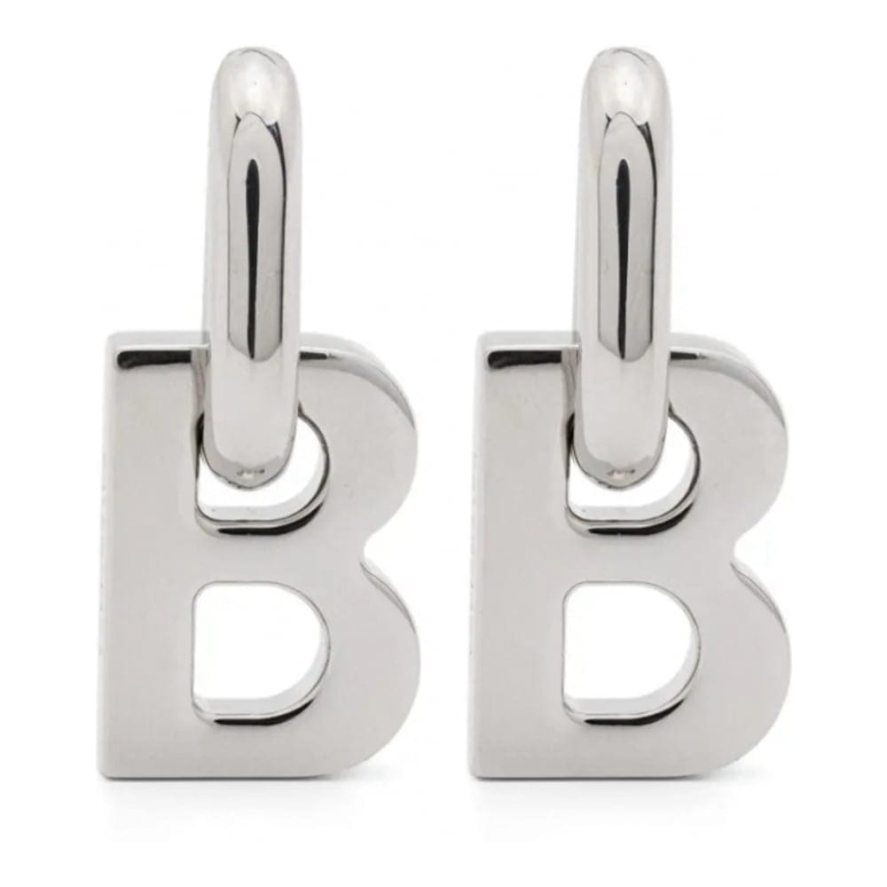 Balenciaga - Boucles d'oreilles 'B Chain XS Drop' pour Femmes