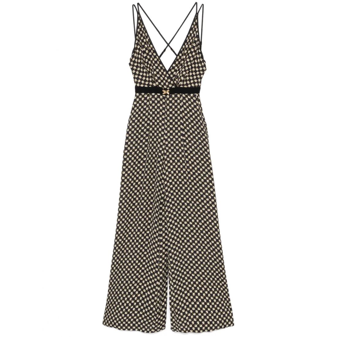 Elisabetta franchi - Combinaison  'Georgette Diamond-Print' pour Femmes