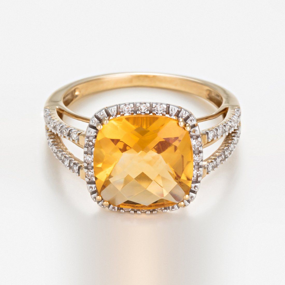 Diamanta - Bague 'Divine Citrine' pour Femmes
