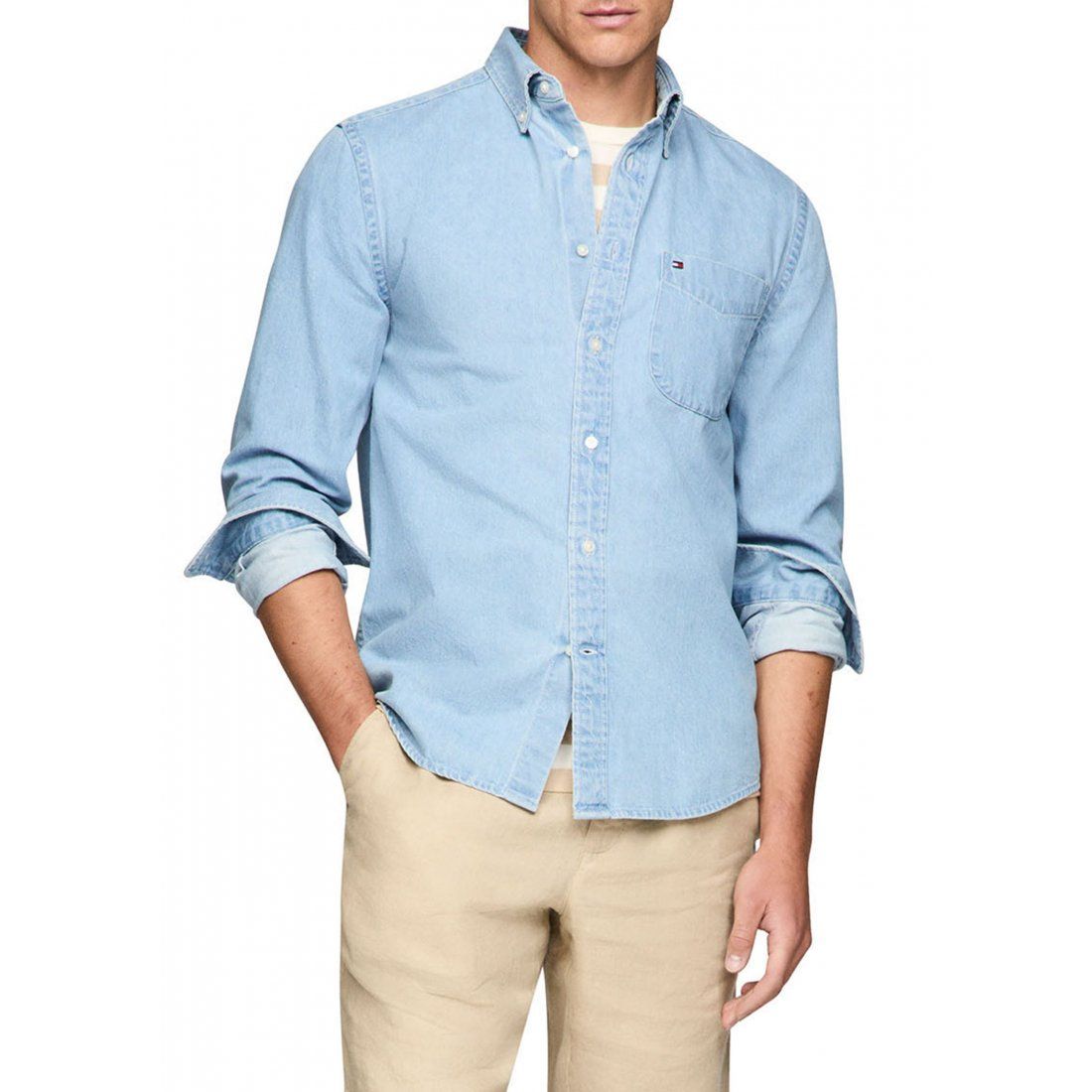 Tommy hilfiger - "Chemise 'Denim Button Down' pour Hommes"