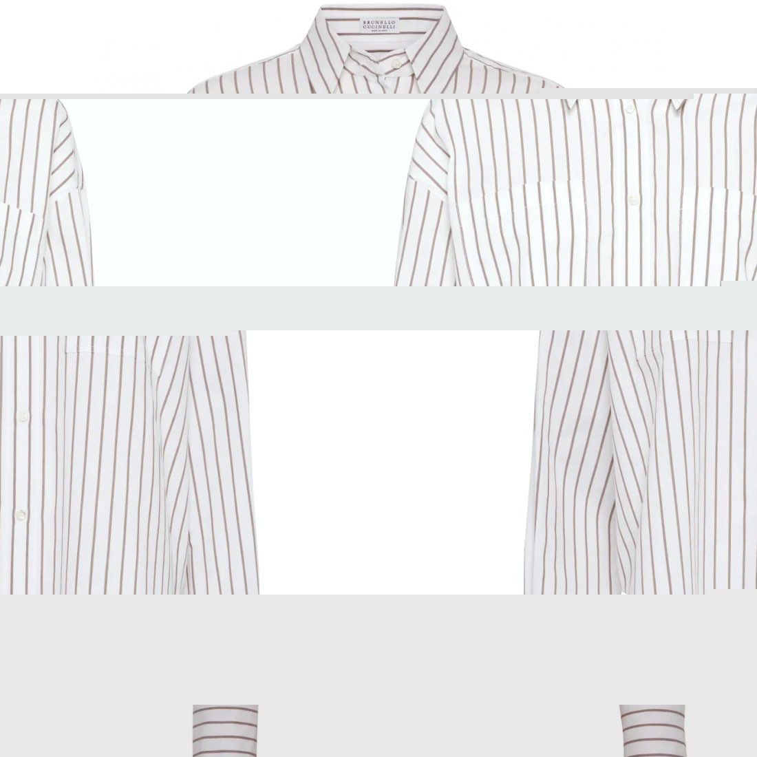 Brunello cucinelli - Chemise 'Monili-Trim' pour Femmes
