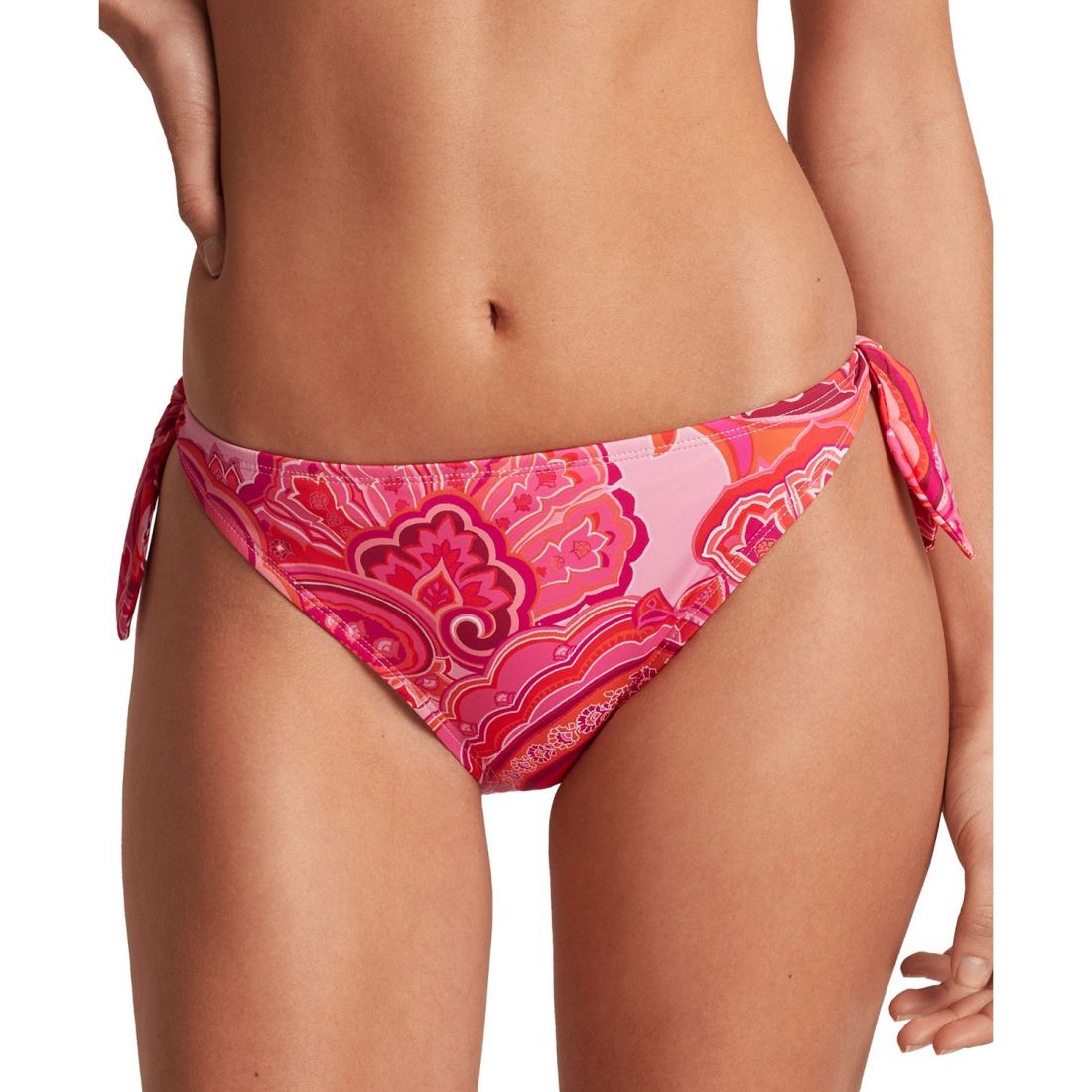 Lauren ralph lauren - 'Printed Side Tie Hipster Bikini Bottoms' pour Femmes