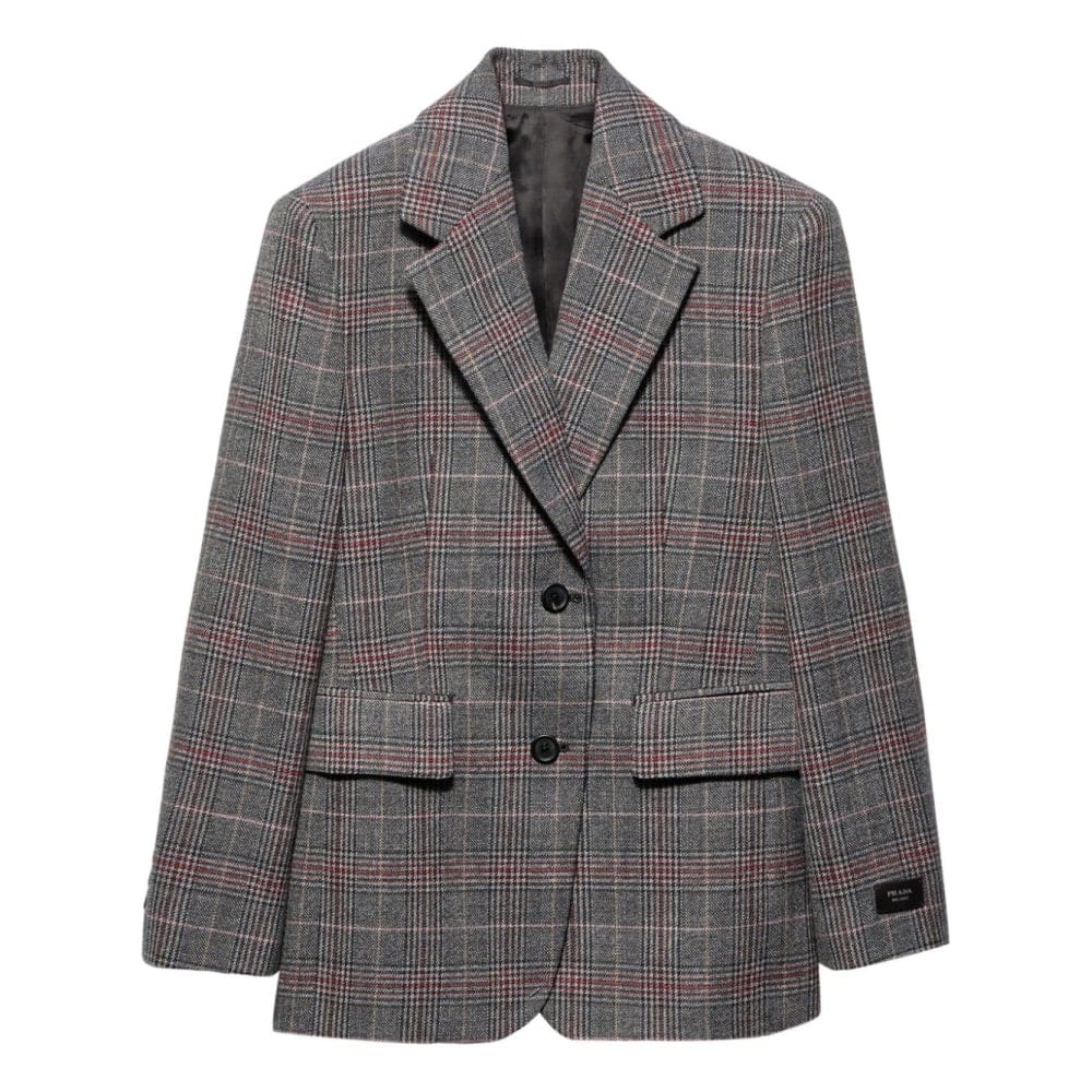 Prada - Blazer 'Prince Of Wales Checked' pour Femmes
