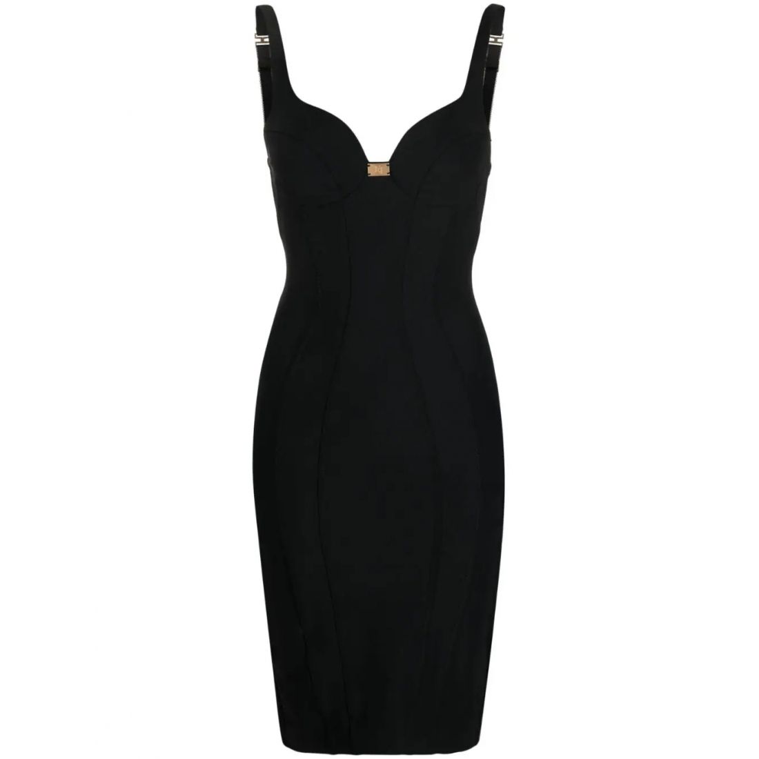 Elisabetta franchi - Robe mini 'Logo-Embellished' pour Femmes