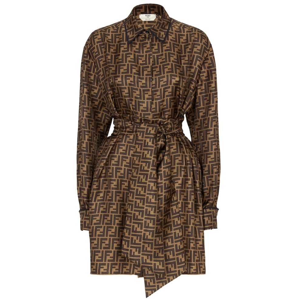 Fendi - Robe chemise 'Ff Print' pour Femmes