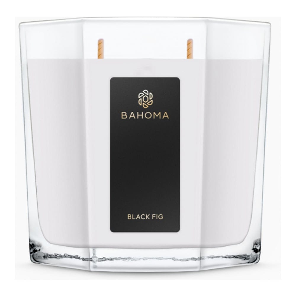 Bahoma london - Bougie 'Classic XL Octagonal' - Black Fig 400 g