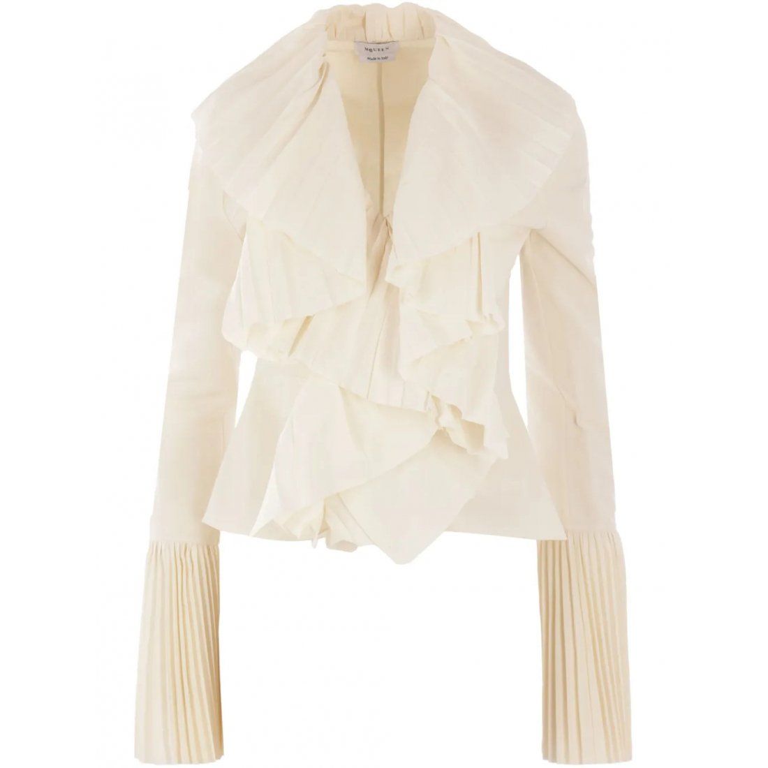 Alexander mcqueen - Blouse à manches longues 'Ruffle-Detailing' pour Femmes