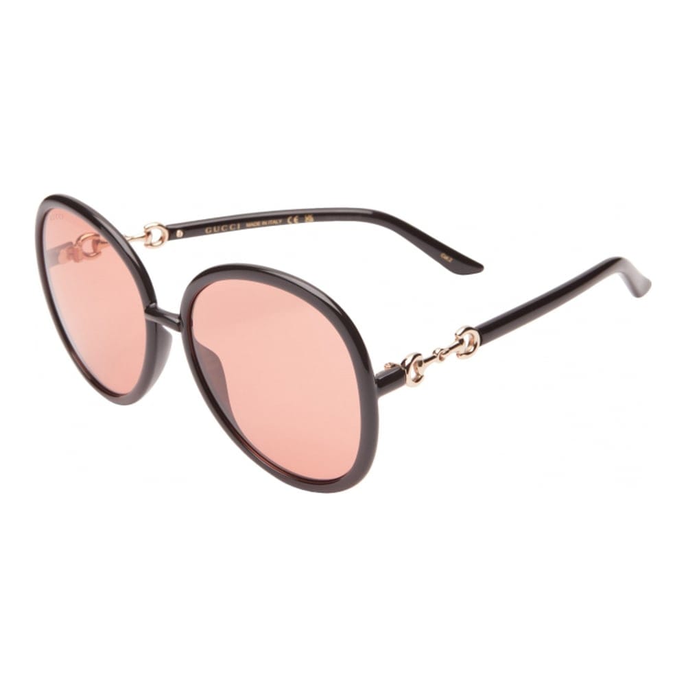 Gucci - '61mm Oval Sunglasses' pour Femmes