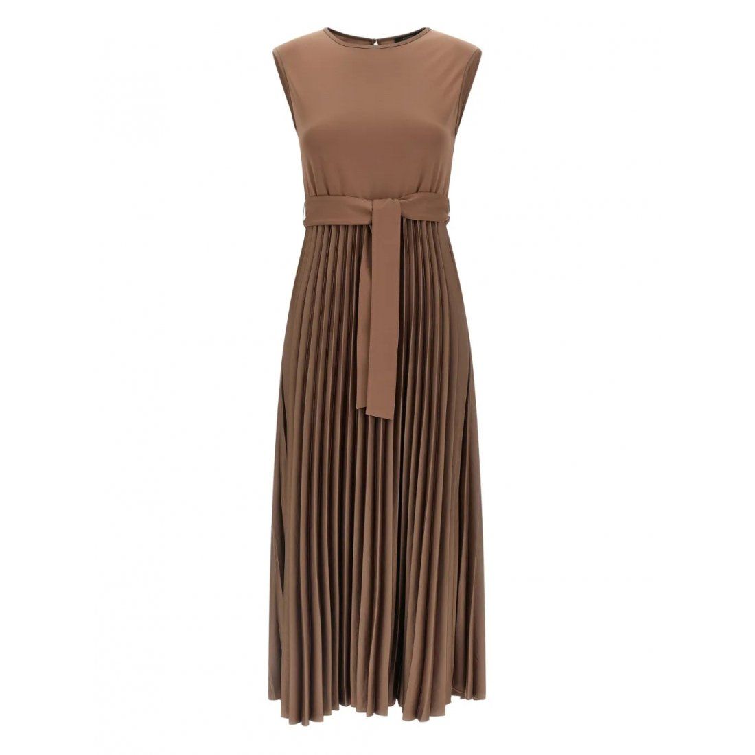 Weekend max mara - Robe Midi 'Samuele Pleated Belted' pour Femmes