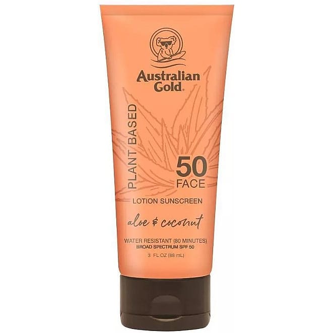 Australian Gold - Crème solaire pour le visage 'Aloe & Coco Plant Based SPF50' - 88 ml