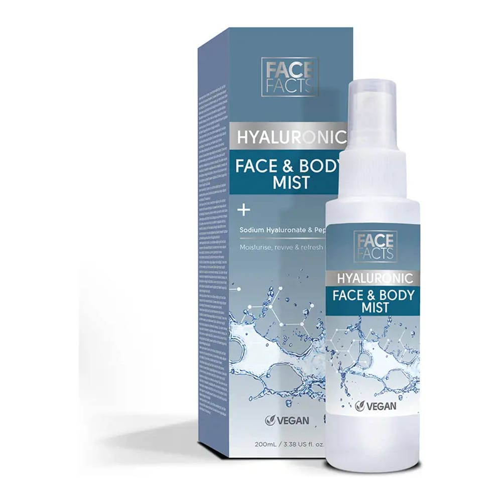 Face Facts - Brume visage et corps 'Hyaluronic' - 200 ml