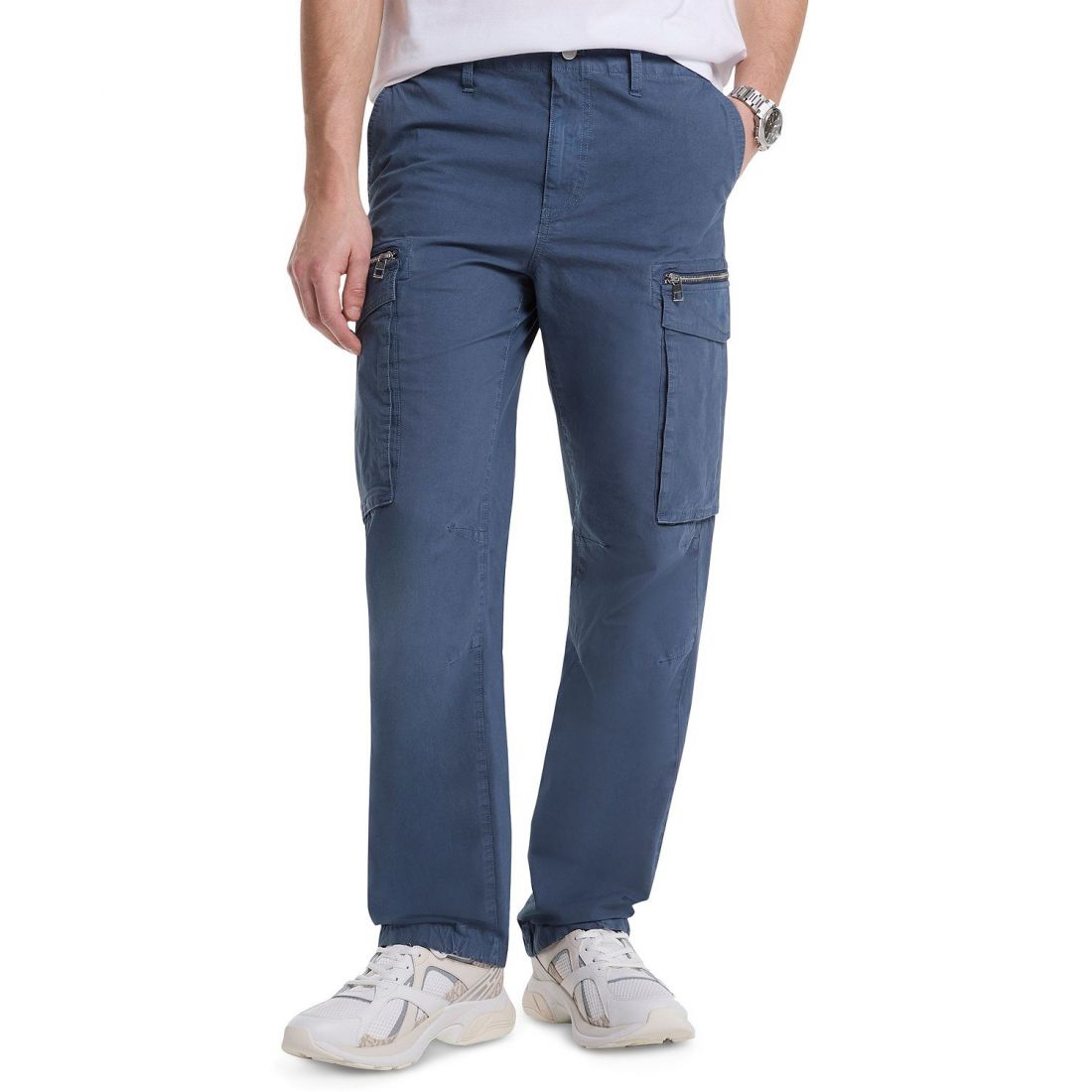 Michael kors - "Pantalon cargo 'Slim Straight Fit Stretch Garment-Dyed' pour Hommes"