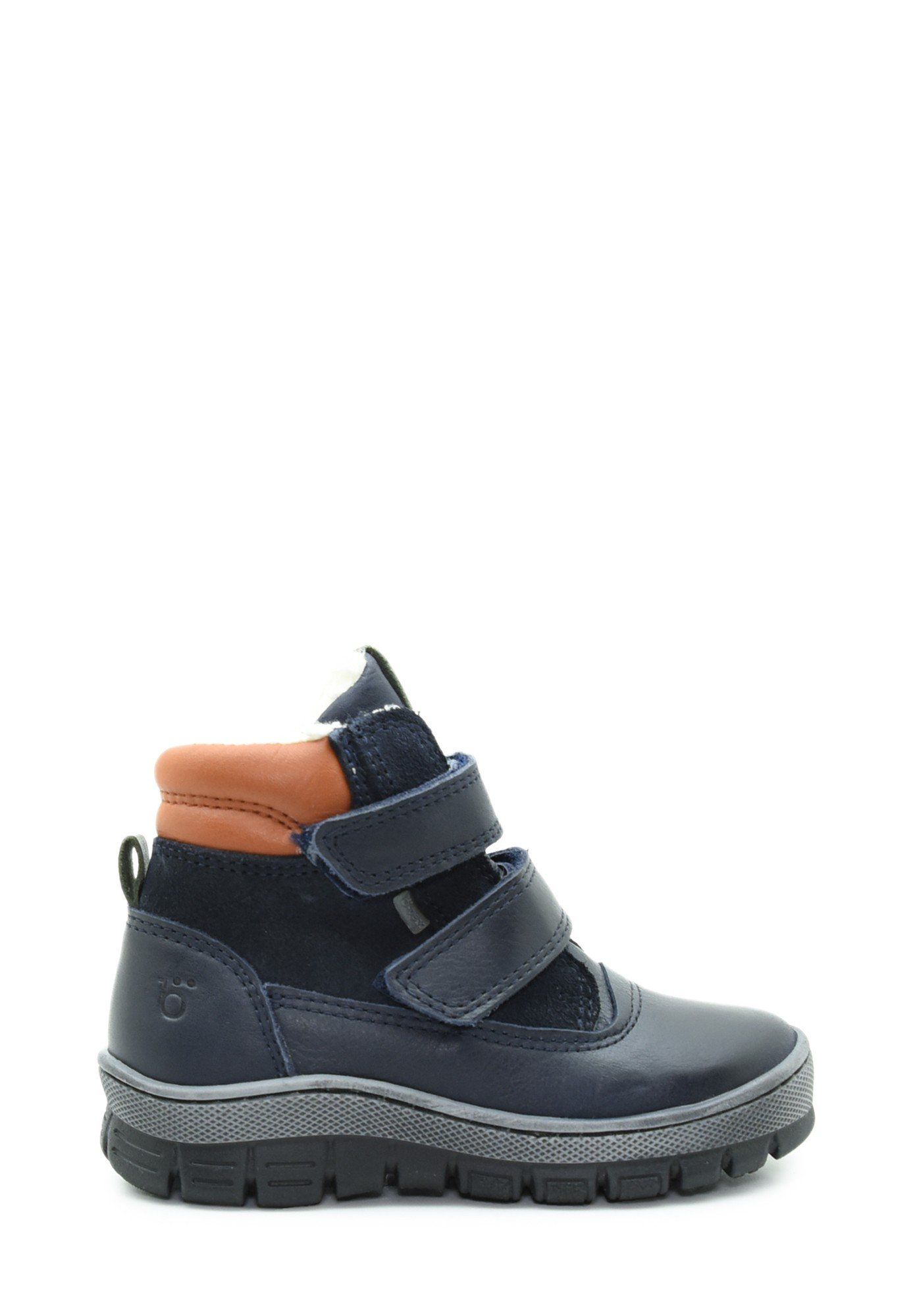 Benjie - Arosa velcro Fourrée TEX Jeune enfant Bleu Orange