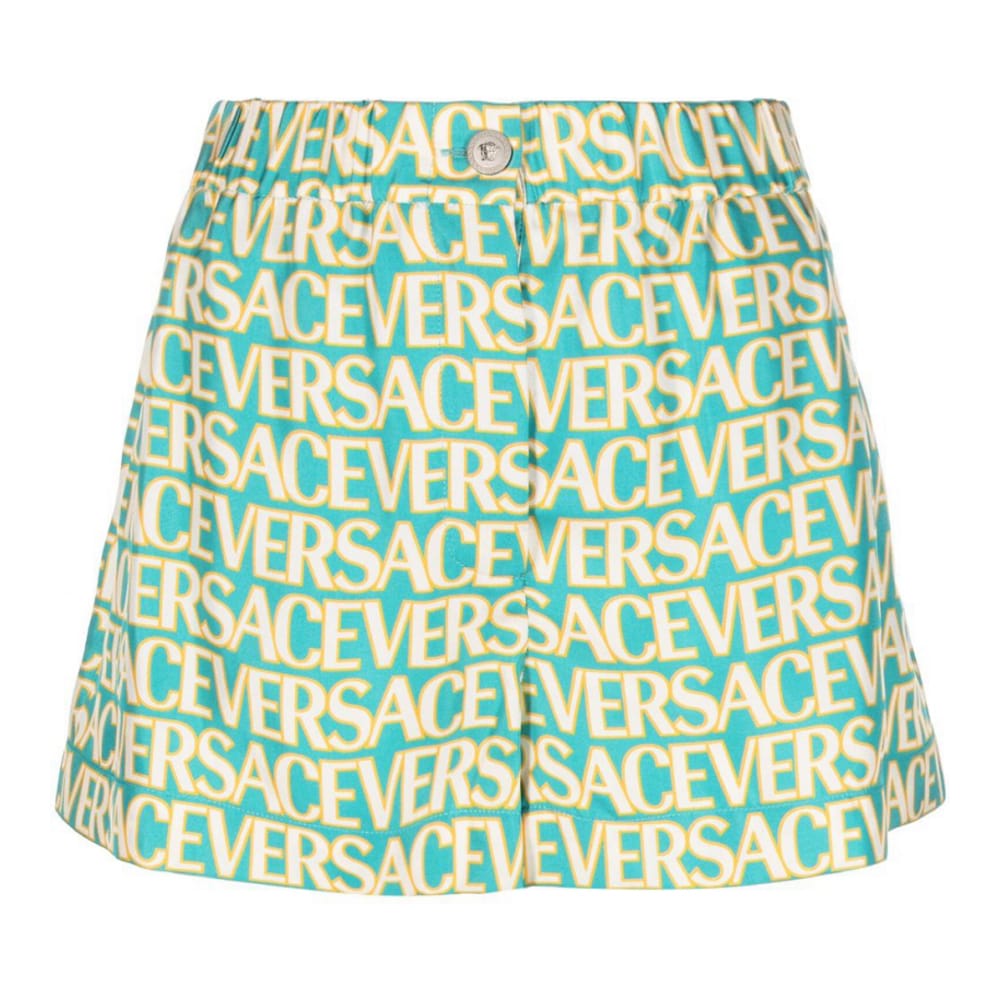 Versace - Short 'Allover Logo' pour Femmes
