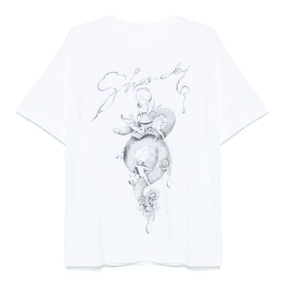 Givenchy - T-shirt 'Snake And Chandelier-Print' pour Hommes