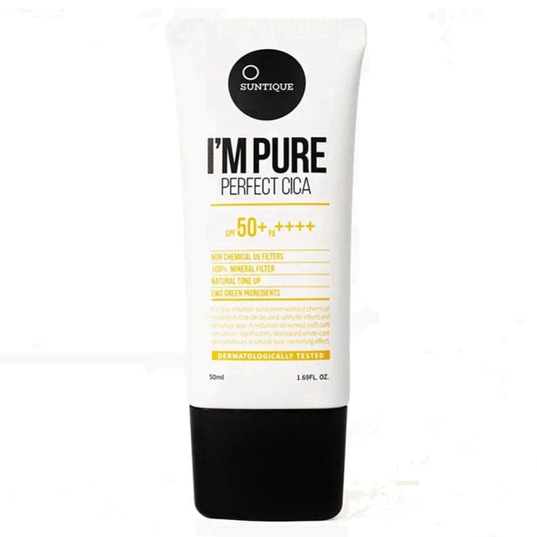 Suntique - Crème solaire pour le visage 'I'm Pure Perfect Cica SPF50+' - 50 ml