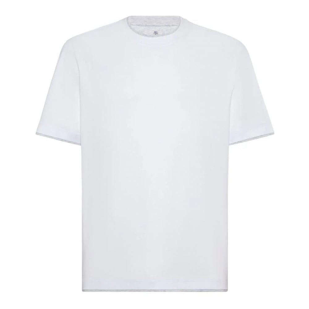 Brunello cucinelli - T-shirt 'Layered-Effect' pour Hommes