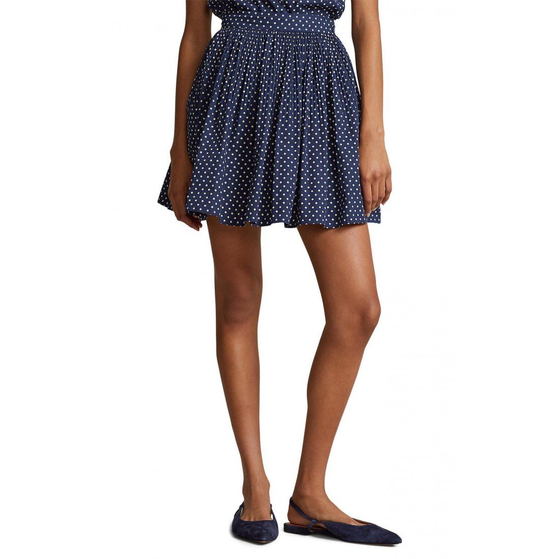 Polo ralph lauren - 'Polka Dot Pleated Miniskirt' pour Femmes