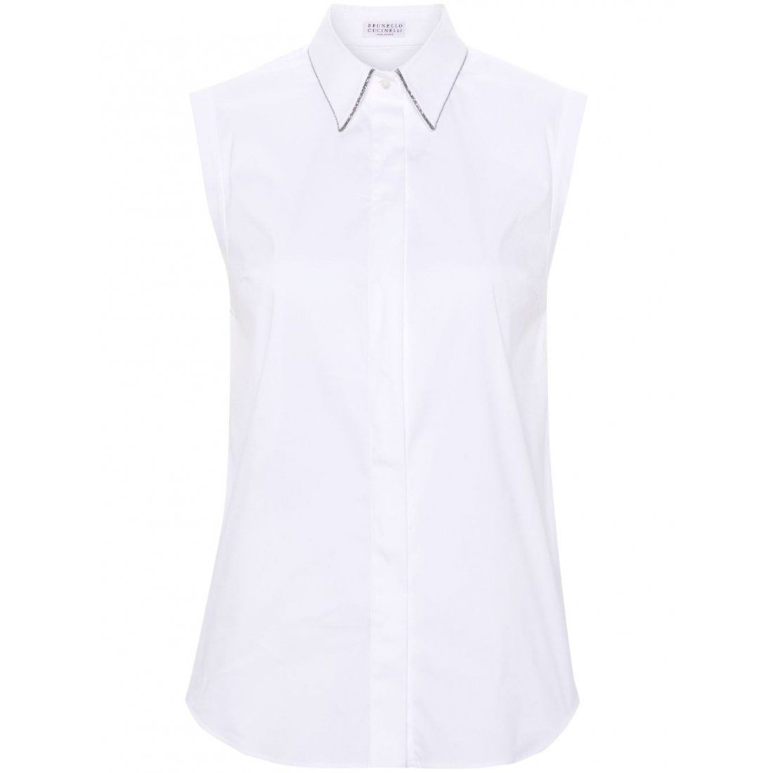 Brunello cucinelli - Chemise sans manches 'Button-Up' pour Femmes