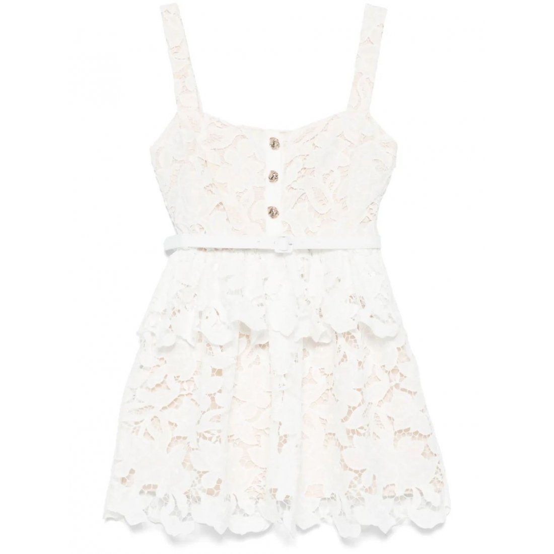 Self portrait - Robe mini 'Lace Tiered' pour Femmes