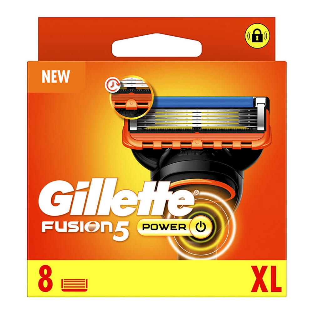 Gillette - Recharge pour rasoir 'Fusion 5 Power' - 8 Pièces