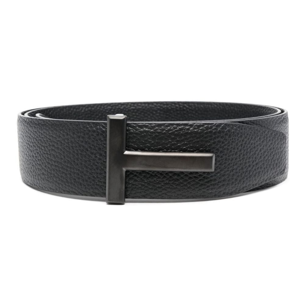 Tom ford - Ceinture 'T Buckle Reversible' pour Hommes