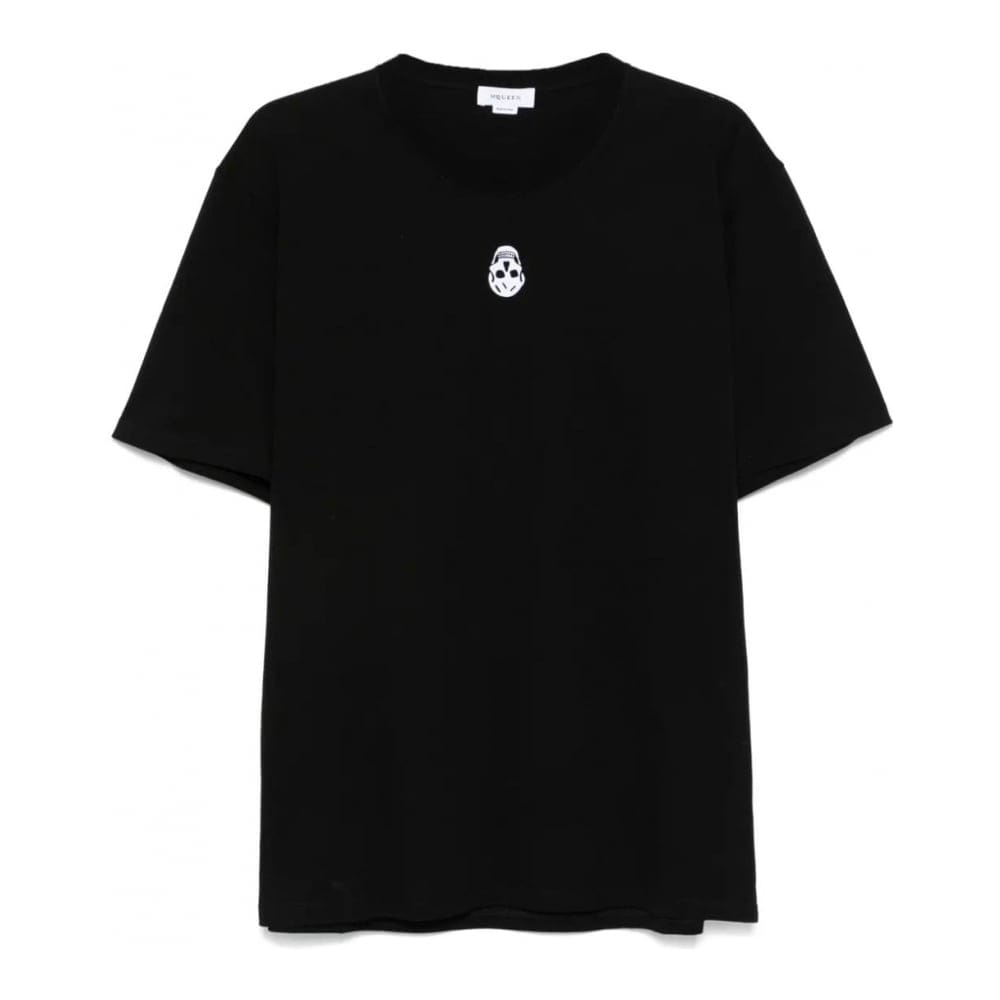 Alexander mcqueen - T-shirt 'Skull-Flocked' pour Hommes