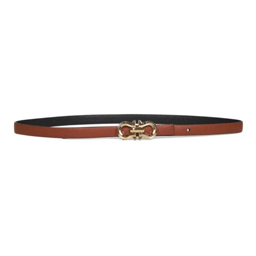 Ferragamo - Ceinture 'Gancini Buckle Reversible' pour Femmes