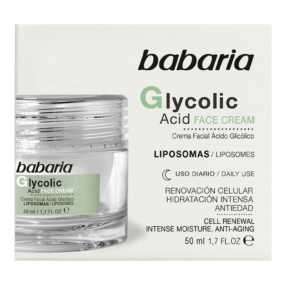 Babaria - Crème anti-âge 'Glycolic Acid Cellular Renewal' - 50 ml