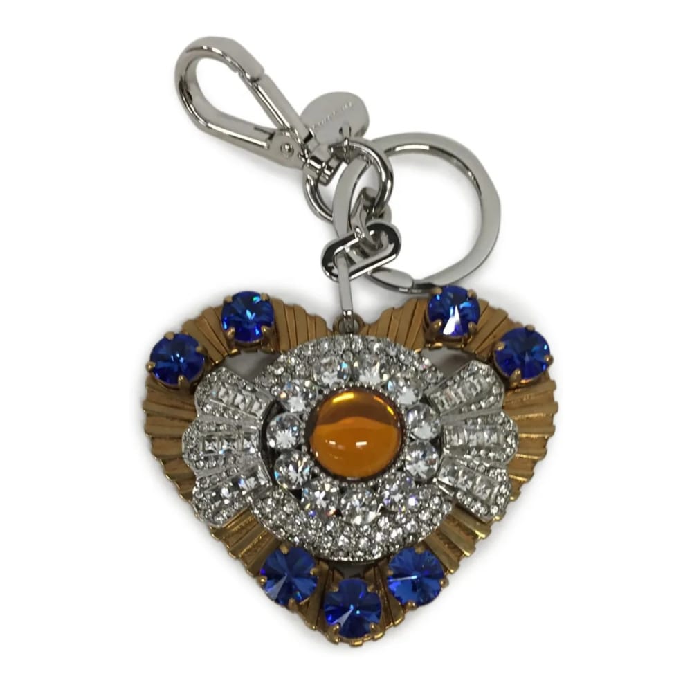 Miu miu - Porte-clés 'Heart Crystal-Embellishment' pour Femmes