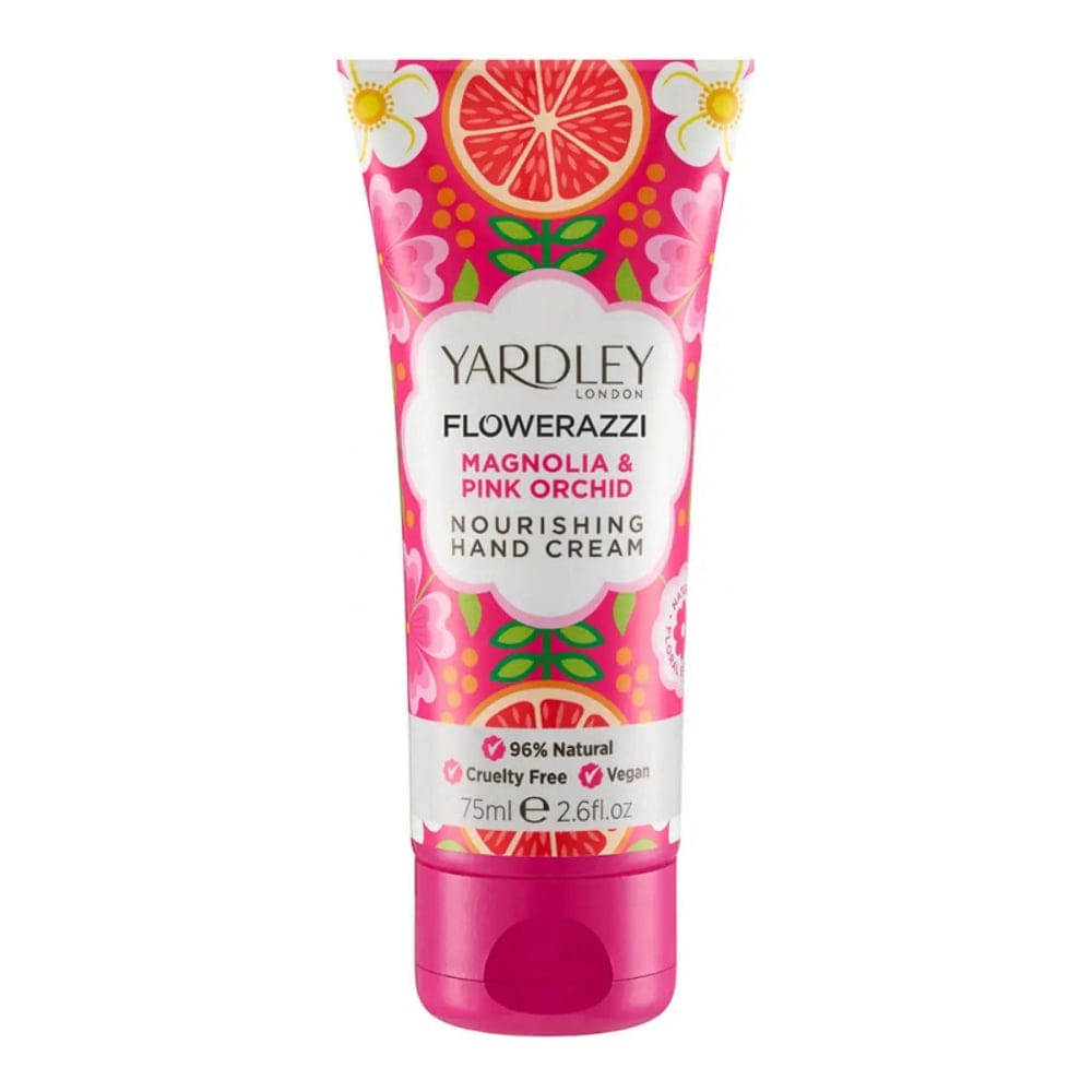Yardley - Crème pour les mains 'Flowerazzi Magnolia & Pink Orchid' - 75 ml