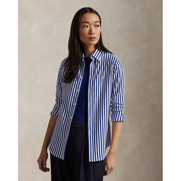 Polo ralph lauren - "'Striped Knit Oxford Cotton Shirt' pour Femmes"