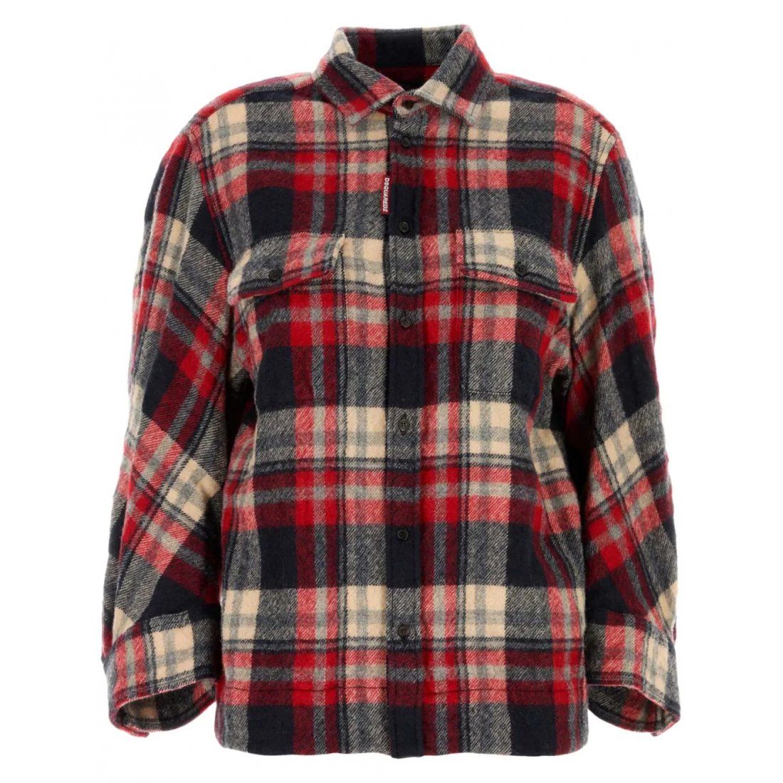 Dsquared - Chemise 'Embroidered Flannel Dean' pour Femmes