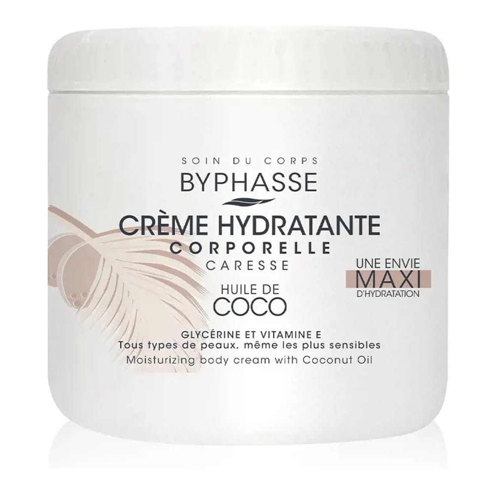 Byphasse - Crème hydratante pour le corps 'Coconut Oil' - 500 ml