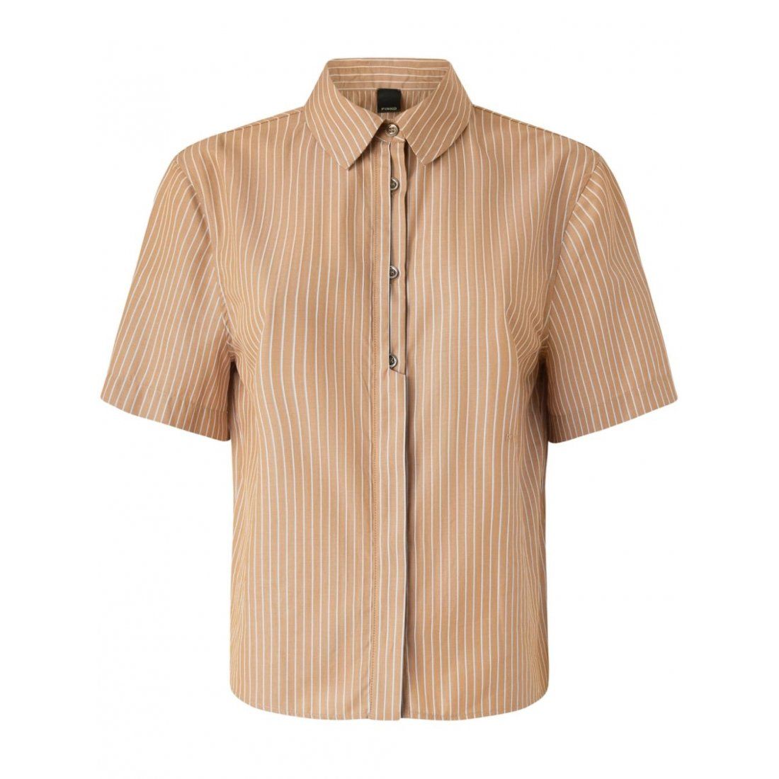 Pinko - Chemise à manches courtes 'Striped' pour Femmes